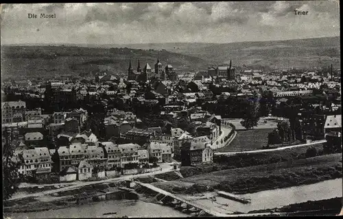 Ak Trier an der Mosel, Panorama