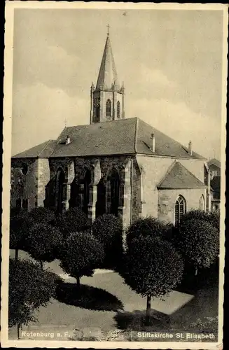 Ak Rotenburg an der Fulda, Stiftskirche St. Elisabeth