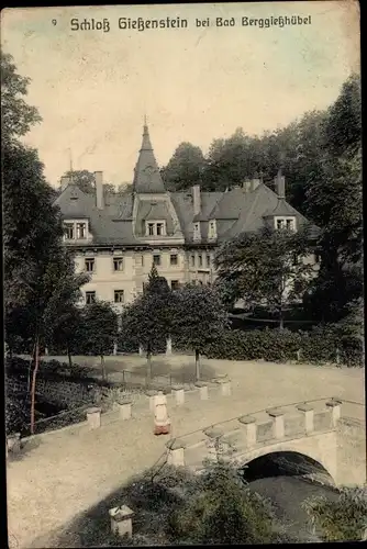 Ak Berggießhübel in Sachsen, Schloß Gießenstein