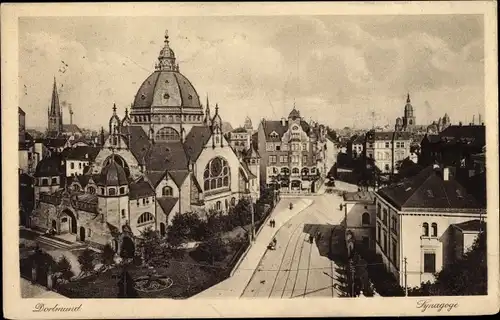 Ak Dortmund im Ruhrgebiet, Synagoge