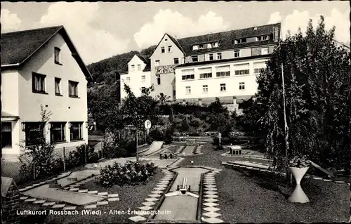 Ak Roßbach Rossbach an der Wied, Alten Erholungsheim