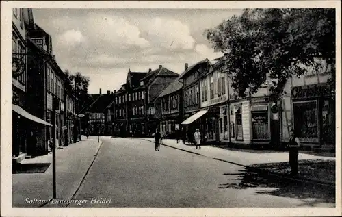 Ak Soltau Lüneburger Heide Niedersachsen, Straßenpartie