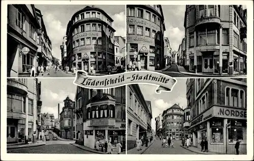 Ak Lüdenscheid Stadtmitte, Hohagen Haus, Nordsee Fischhandel