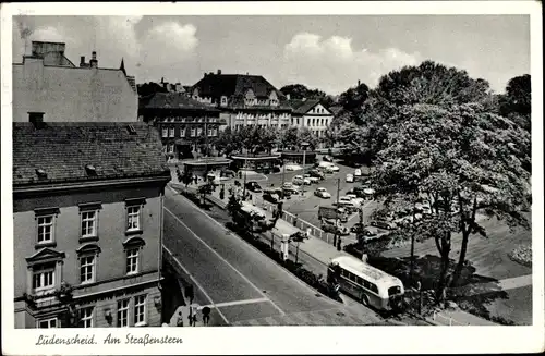Ak Lüdenscheid im Märkischen Kreis, Am Straßenstern
