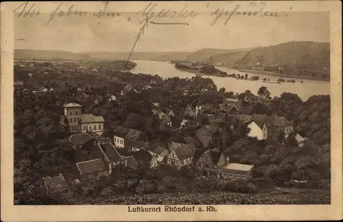 Ak Rhöndorf am Rhein Bad Honnef, Panorama