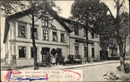 Ak Bad Rothenfelde am Teutoburger Wald, Hotel Lindenhof