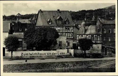 Ak Niederlahnstein Lahnstein am Rhein, Althistorisches Wirtshaus an der Lahn