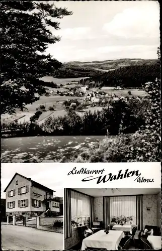 Ak Wahlen Grasellenbach im Odenwald, Privatpension Greta Hartmann, Panorama