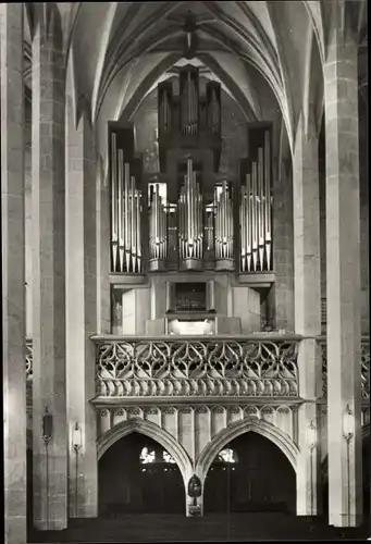 Ak Görlitz in der Lausitz, Frauenkirche, Blick zur Orgelempore