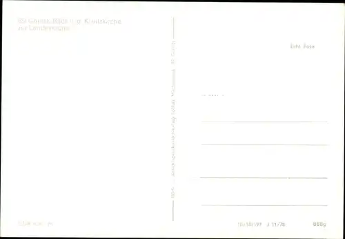 Ak Görlitz in der Lausitz, Blick von der Kreuzkirche zur Landeskrone, Torbogen