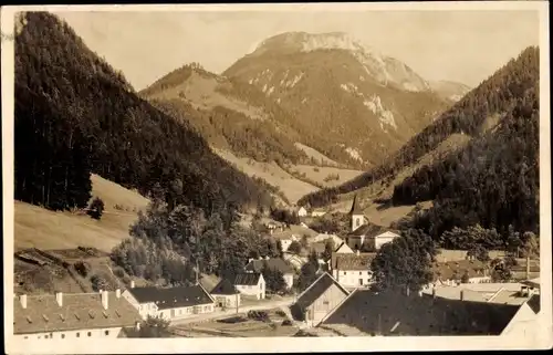 Ak Gusswerk Steiermark, Ort mit Umgebung