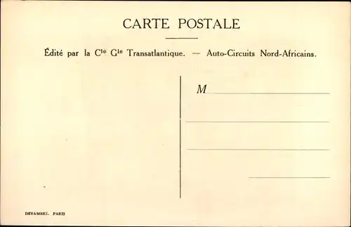 Künstler Ak Sandoz, Nordafrika, Wasserträger, Auto Circuits Nord Africains, CGT