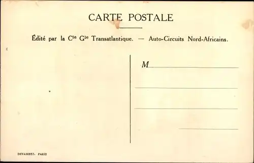 Künstler Ak Sandoz, Afrikaner, Gerber, Araber, Auto Circuits Nord Africains, CGT
