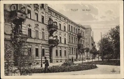 Ak Sowjetsk Tilsit Ostpreußen, Am Anger