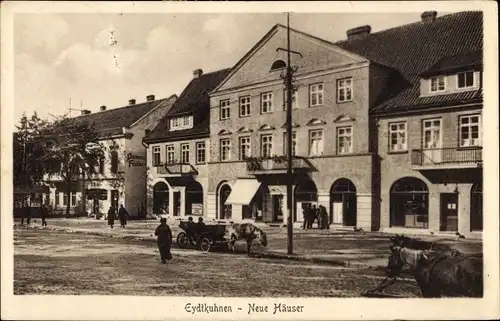 Ak Tschernyschewskoje Eydtkuhnen Ostpreußen, Neue Häuser