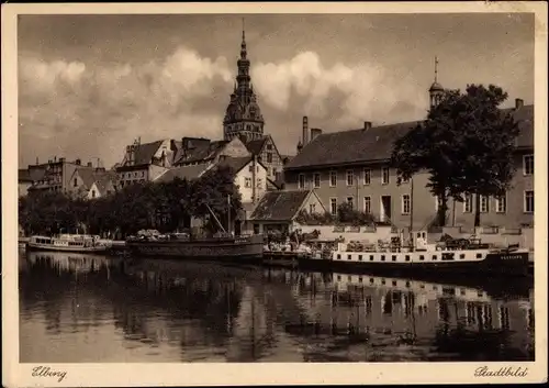 Ak Elbląg Elbing Westpreußen, Teilansicht