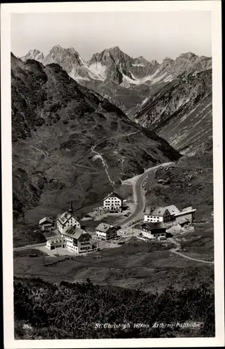 Ak St Christoph am Arlberg Tirol, Panorama