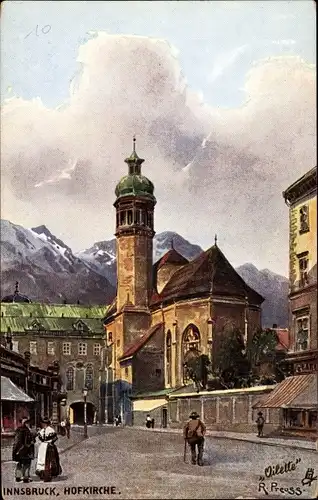 Künstler Ak Preuss, R., Innsbruck in Tirol, Hofkirche, Tuck Oilette Serie Nr. 664 B
