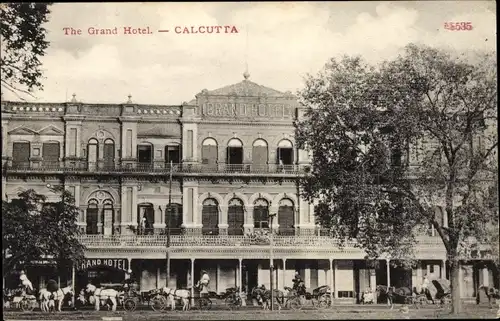 Ak Calcutta Kolkata Kalkutta Indien, The Grand Hotel