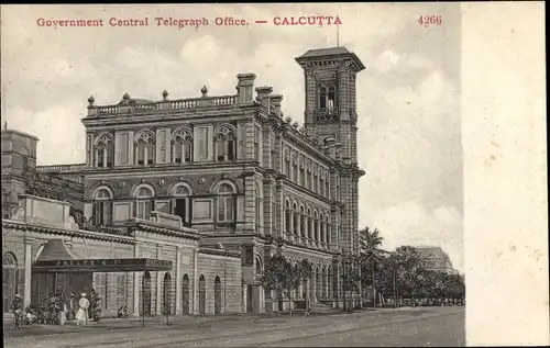 Ak Calcutta Kolkata Kalkutta Indien, Government Central Telegraph Office