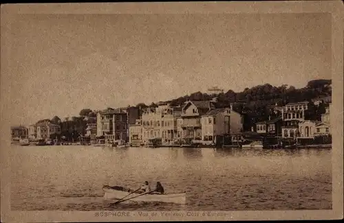 Ak Konstantinopel Istanbul Türkei, Bosphore, Vue de Yenikevy Cote d'Europe