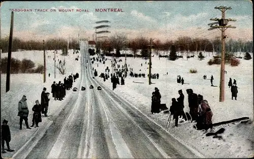 Ak Montreal Québec, Tobogan Track on Mount Royal