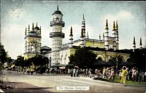 Ak Rangun Rangoon Myanmar, The Mosque