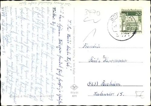 Ak Bödexen Höxter in Westfalen, Gesamtansicht