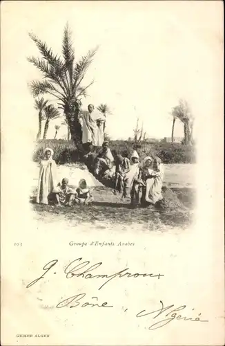 Ak Groupe d'Enfants Arabes, Maghreb