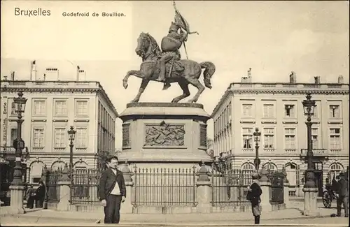 Ak Bruxelles Brüssel, Godefroid de Bouillon