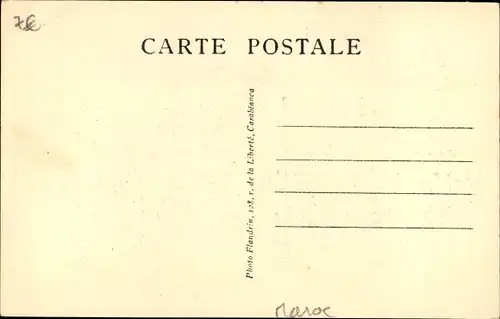 Ak Settat Marokko, Notables attendant une autorité, Beamte