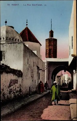 Ak Rabat Marokko, La Rue Sidi Fatah