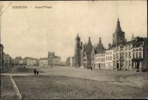 Ak Diksmuide Dixmude Westflandern, Grand'Place