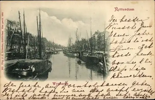 Ak Rotterdam Südholland Niederlande, Wynhaven