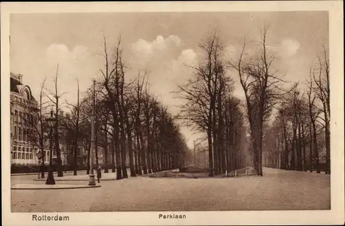 Ak Rotterdam Südholland Niederlande, Parklaan