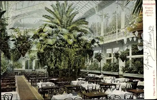 Ak Amsterdam Nordholland Niederlande, Grand Hotel Krasnapolsky