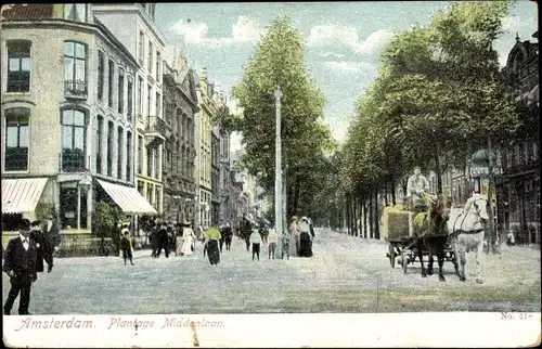 Ak Amsterdam Nordholland Niederlande, Plantage Middenlaan