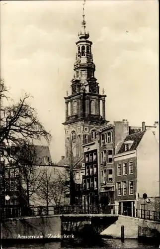 Ak Amsterdam Nordholland Niederlande, Zuiderkerk