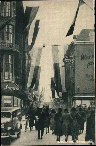 Ak Rotterdam Südholland Niederlande, Hoogstraat