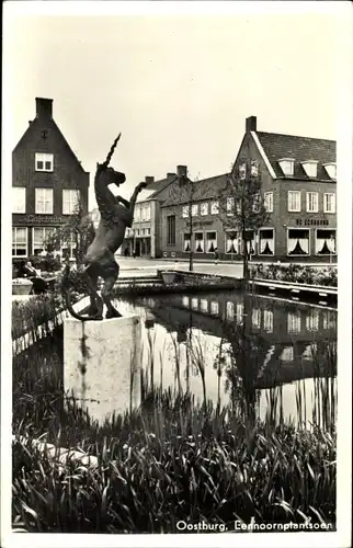 Ak Oostburg Zeeland, Eennoornplantsoen