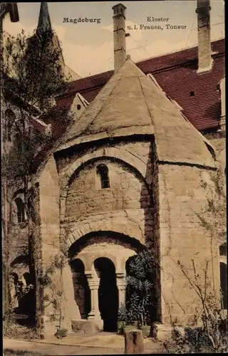 Ak Magdeburg an der Elbe, Kloster u. l. Frauen, Tonsur