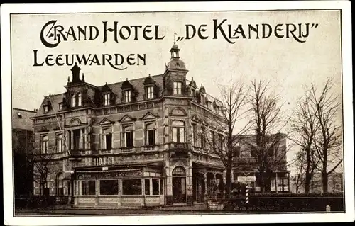 Ak Leeuwarden Friesland Niederlande, Grand Hotel de Klanderij