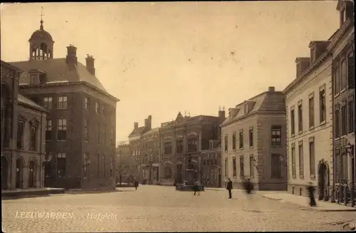 Ak Leeuwarden Friesland Niederlande, Hofplein