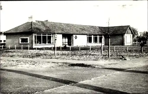 Ak Oudeschoot Heerenveen Friesland Niederlande, Groene Kruisgebouw
