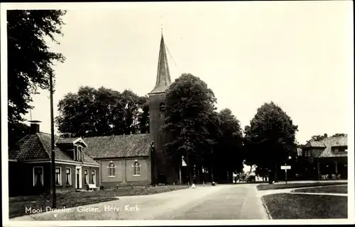 Ak Gieten Drenthe Niederlande, Herv Kerk