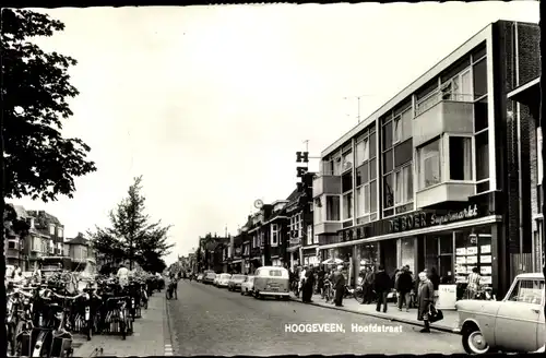 Ak Hoogeveen Drenthe, Hoofdstraat