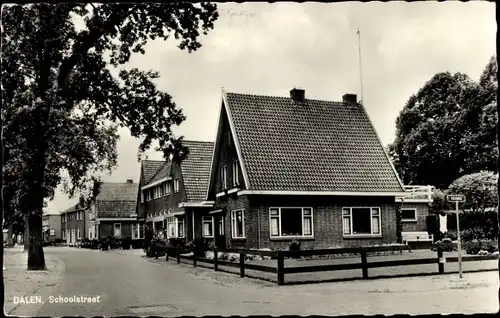 Ak Dalen Midden Drenthe Niederlande, Schoolstraat