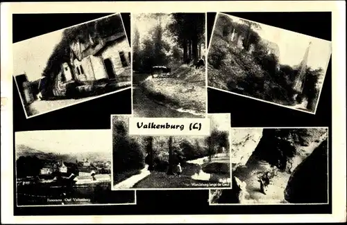 Ak Valkenburg (L.) Limburg Niederlande, Gebäude, Landschaft, Panorama Oud Valkenburg