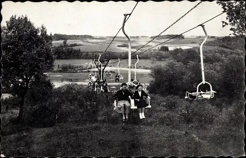 Ak Valkenburg (L.) Limburg Niederlande, Met de kabelbaan tussen Hemel en Aarde