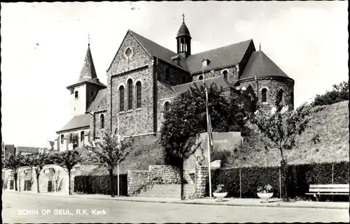 Ak Schin op Geul Limburg Niederlande, R.K. Kerk